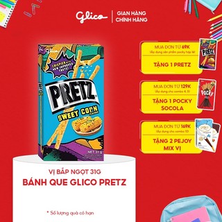 Bánh que mặn nướng giòn Glico Pretz vị Bắp ngọt 31gr
