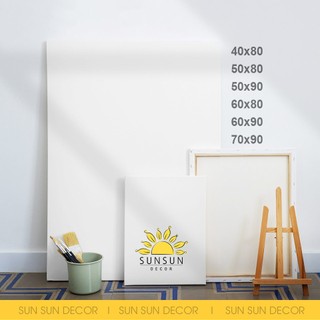 Toan vẽ 40x80, 50x80, 50x90, 60x80, 60x90, 70x90 khung canvas, tranh sơn dầu, màu Acrylic