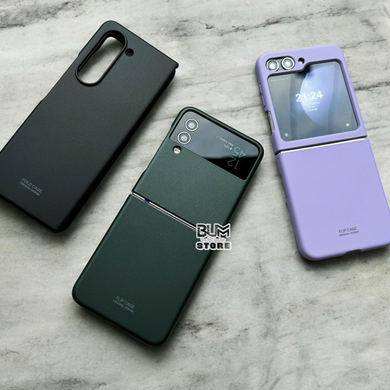 Ốp Lưng Samsung Galaxy Z FOLD 5 / Z FOLD 4 / Z FLIP 5 / Z FLIP 4 Cao Cấp Nhựa Cứng Chính Hãng FLIP / FOLD CASE