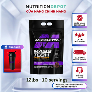 Sữa tăng cân tăng cơ Mass Tech Extreme 2000 Muscletech - Nutrition Depot