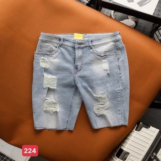 Quần short jean nam chất bò co giãn- quần lửng nam thời trang PN ms236