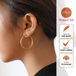 Hoa tai nữ The Daley Hoops JESMEE nhiều size cá tính - E6530