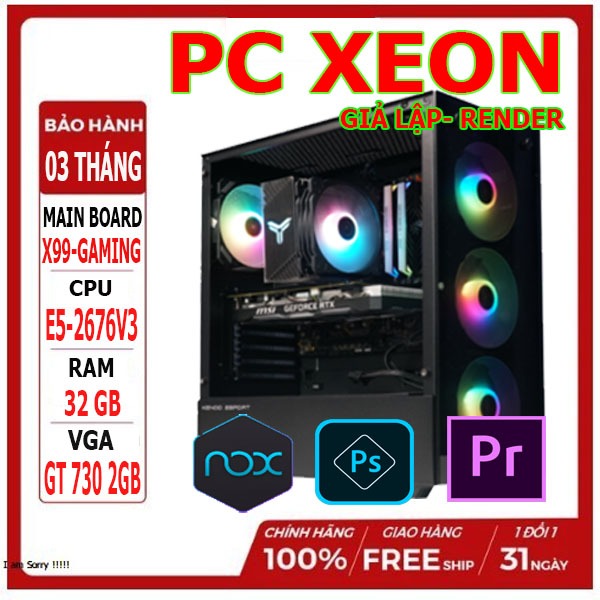 PC GAMING - Máy Tính Để Bàn Chuyên GAME_ Giả Lập_ Nox _ LDPlayer _ render