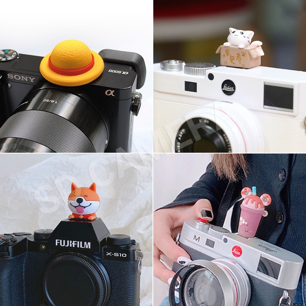 Nắp đậy Flash Ác Qủy, Thiên thần cute Dành Cho Máy Ảnh Canon Nikon Sony Fuijflim Nắp Che Chân Đèn Flash Hotshoe cao cấp | BigBuy360 - bigbuy360.vn