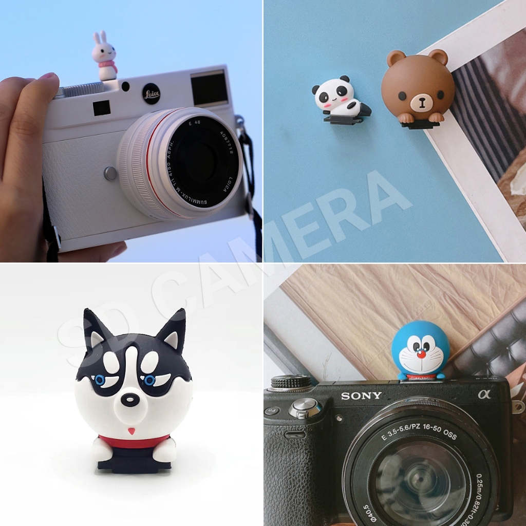 Nắp đậy Flash Ác Qủy, Thiên thần cute Dành Cho Máy Ảnh Canon Nikon Sony Fuijflim Nắp Che Chân Đèn Flash Hotshoe cao cấp | BigBuy360 - bigbuy360.vn