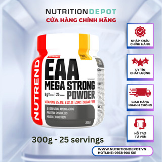 Thực phẩm bổ sung tăng sức mạnh Nutrend EAA MEGA Strong Powder - Nutrition Depot Vietnam