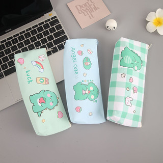 Hộp bút khủng long dâu lựu HB23 bóp viết bóp dễ thương cute