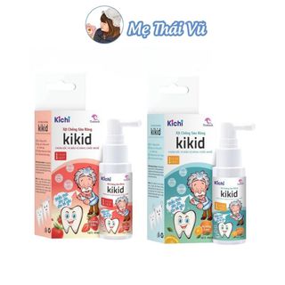Xịt chống sâu răng kikid cho bé từ 1 tuổi 40 ml mẹ thái vũ