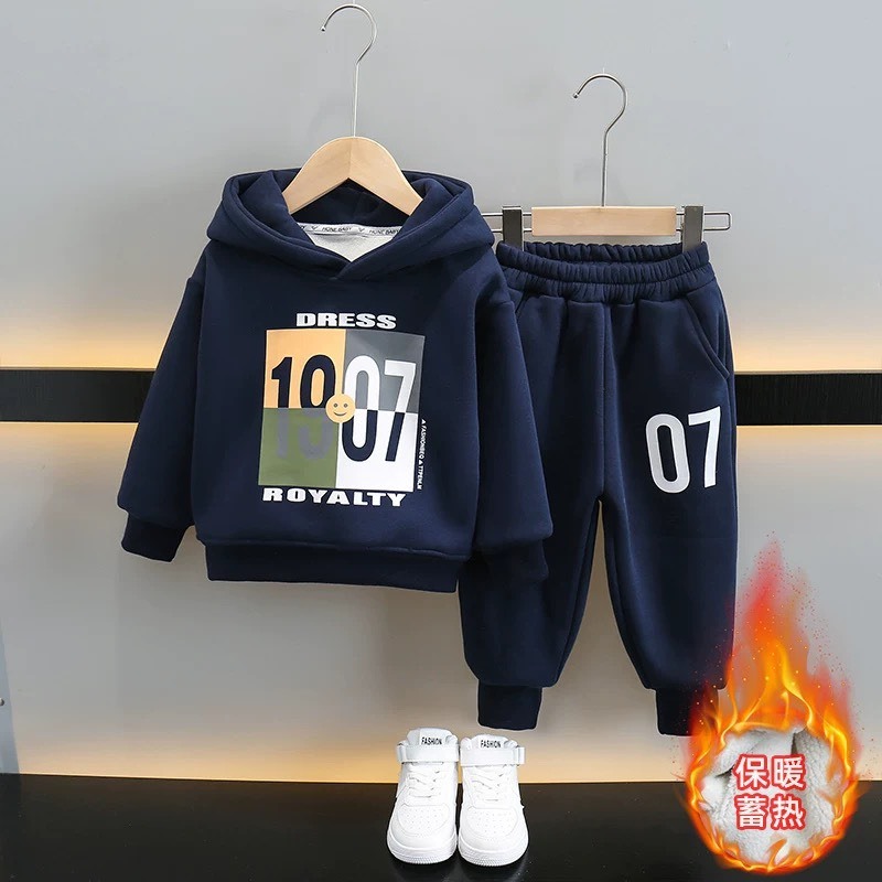 SET BỘ NỈ HÌNH IN SỐ 1907 CHẤT LIỆU NỈ BÔNG ẤM ÁP CHO BÉ TRAI-BÉ GÁI 9-44 KG.