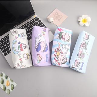 Hộp bút shin cậu bé bút chì pastel HB216 hộp bút dễ thương Hộp bút túi viết bóp viết trung