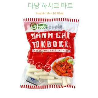 Bánh gạo Hàn Quốc tokbokki Green Foods dạng thỏi 500g