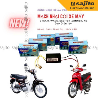 Mạch nhại còi xe máy, chíp nhại còi wave lắp đặt dễ dàng