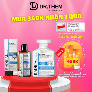 Dầu Gội Đầu Ngừa Gàu Radical Med anti DANDRUFF SHAMPOO Farmona 100ml & 300ml- Dr Thêm