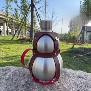 Bình tông inox 304 hình hồ lô 1,7 Lit và 3 Lít có túi đựng như hình, bình tông đựng nước hàng sẵn kho lào cai