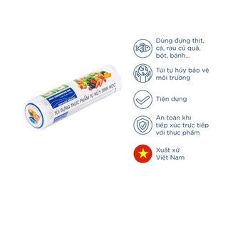 Túi đựng thực phẩm, 3 size hay sử dụng 15cm*25cm, 20cm*30cm & 30cm*40cm