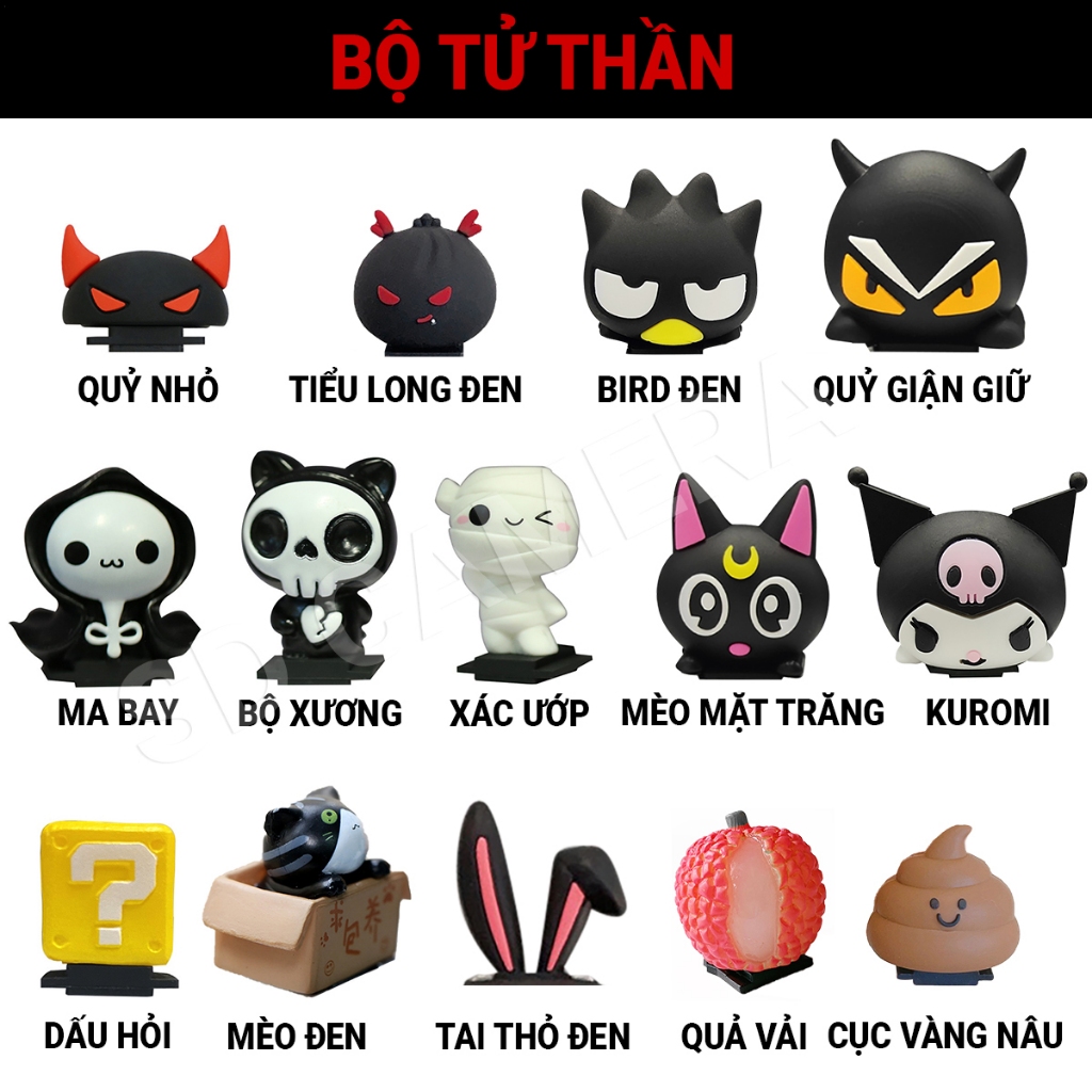 Nắp đậy Flash Ác Qủy, Thiên thần cute Dành Cho Máy Ảnh Canon Nikon Sony Fuijflim Nắp Che Chân Đèn Flash Hotshoe cao cấp | BigBuy360 - bigbuy360.vn