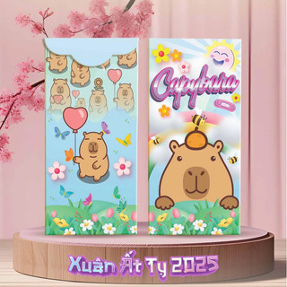 Xấp 10 bao lì xì hoạt hình siêu yêu, bao lì xì tết