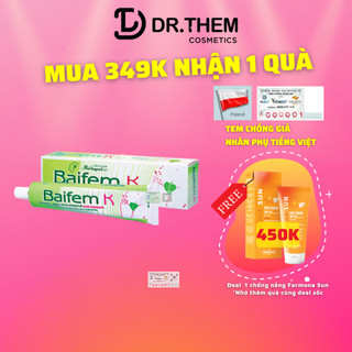 Baifem K Gel Hoàng cầm Bảo Vệ Dịu Nhẹ 15g - Herbapol Wroclaw- Dr Thêm