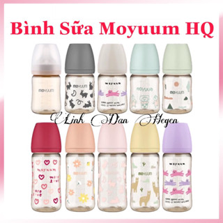  Bình sữa Moyuum 170ml 270ml chính hãng Hàn Quốc Bình sữa Moyum mây lạc đà hoa cúc thỏ chính hãng 