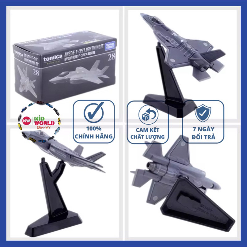 Máy bay mô hình Tomica Box Premium JASDF F-35 Lightning II. No.28. Tỷ lệ 1:164.
