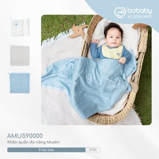 [CHÍNH HÃNG] Khăn quấn đa năng Muslin cao cấp trẻ em Bu