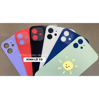 [ KÍNH LỖ TO ] Kính lưng thay thế cho i-p 12