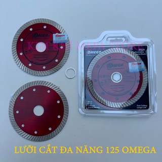 Lưỡi cắt đa năng Omega 125 chuyên cắt gạch men, cắt đá ganit - Lưỡi cắt 1 tấc 2