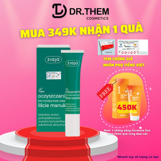 Kem chấm mụn ziaja manuka 15ml, giảm mụn tức thì cho da mụn trứng cá - dr thêm- dr thêm