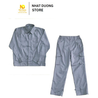 Đồng phục bảo hộ lao động TB01, Đồ lao động nam túi hộp vải Pangrim Hàn Quốc-Hàng may sắn-In thêu logo theo yêu cầu
