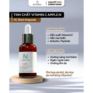 Serum vitaminc cho da khô ample:n vc shot ampoule