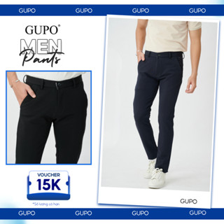 Quần Tây Nam Ống Côn GUPO Local Brand Quần Âu Nam Slimfit Vải Cotton Co Giãn Dáng Công Sở