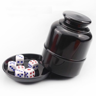 Đồ chơi lắc xí ngầu bằng nhựa V2, tặng kèm 05 viên xúc xắc