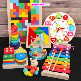 [COMBO SIÊU RẺ] Bộ combo 8 loại đồ chơi gỗ phát triển trí tuệ cho bé, đồ chơi giáo dục sớm, giáo cụ Montessori