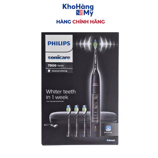 Bàn chải điện sóng âm Philips Sonicare 7700, Philips sonicare 7900: 4 Chế Độ Chải, 3 Mức Rung, có bluetooth