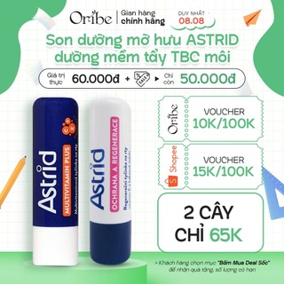 Son dưỡng môi mỡ hươu astrid fullsize 4.7g