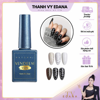Sơn Nứt, Sơn Gel Nứt Vendeeni Đen Trắng [Thanh Vy Nail]