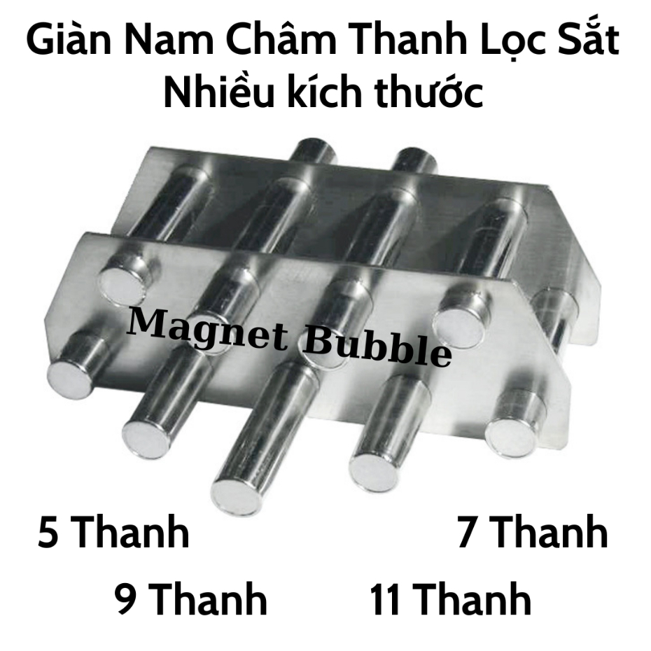 Dàn nam châm lọc sắt đa dạng kích thước