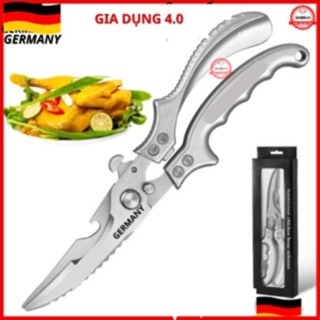 Kéo cắt gà chuyên dụng Liên Bang Đức bằng thép trắng không gỉ-Phiên bản 2025