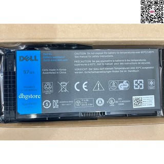 Pin laptop Dell Precision M4600 M4700 M6600 M6700 M4800 M6800 FV993 FJJ4W 9cell 97Wh