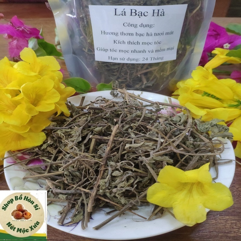Lá Bạc Hà Gội Đầu 100g