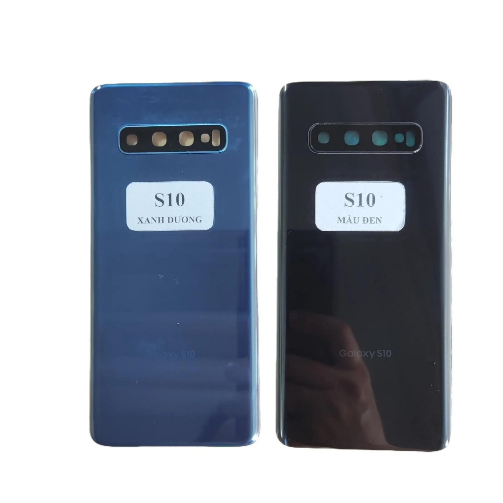 Nắp lưng máy samsung S10 thường có kính camera và keo B7000 3ml