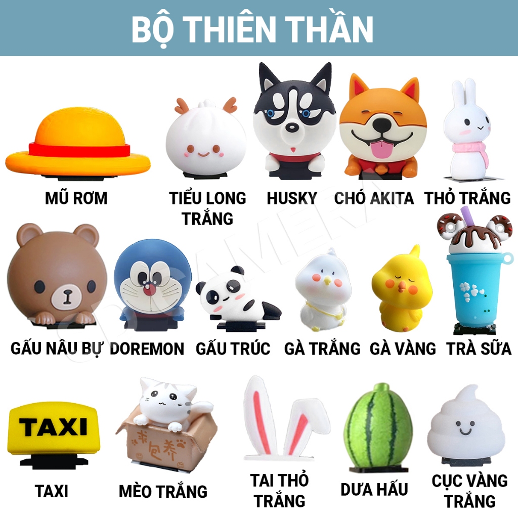 Nắp đậy Flash Ác Qủy, Thiên thần cute Dành Cho Máy Ảnh Canon Nikon Sony Fuijflim Nắp Che Chân Đèn Flash Hotshoe cao cấp | BigBuy360 - bigbuy360.vn