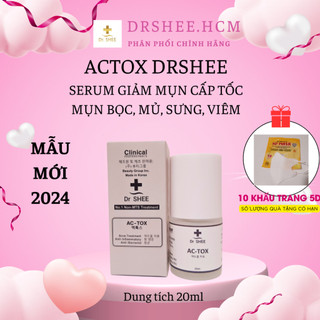 Tế bào gốc Actox DRSHEE 10ml tinh chất làm dịu mát mụn sưng viêm, sưng đỏ, mưng mủ, gom cồi mụn