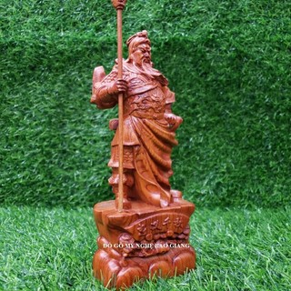 Tượng quan công làm bằng gỗ