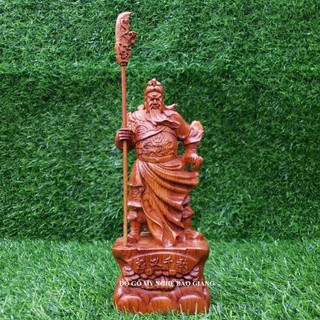 Tượng quan công làm bằng gỗ