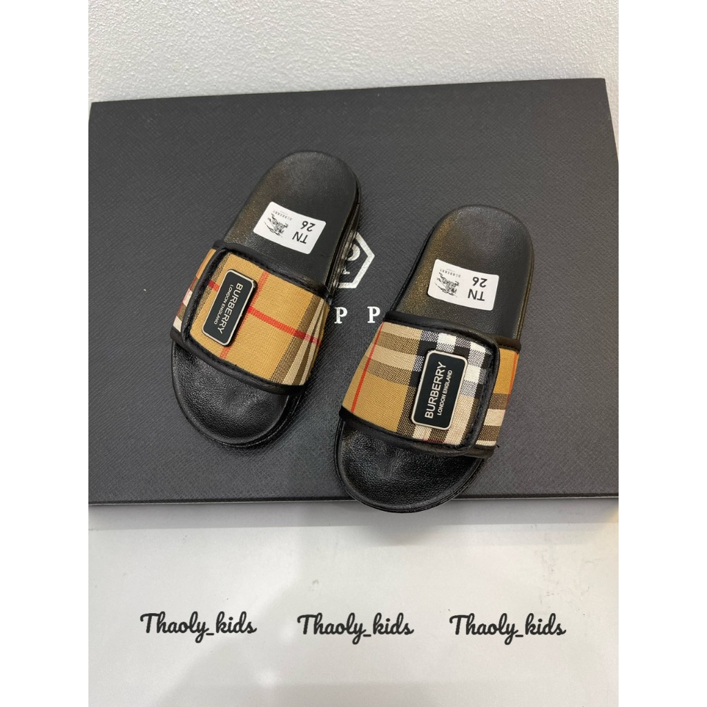 Dép lê BBR Quai Dán Cách Độc Lạ - Dép Quai Ngang BBR cho bé trai, bé gái hót