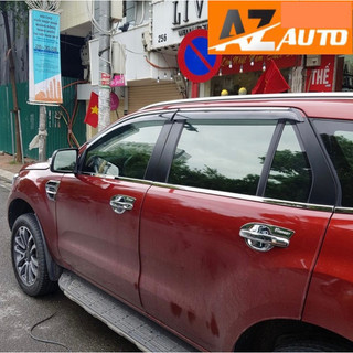 Vè che mưa Ford Everest 2018-2024 chỉ innox (Hàng cao cấp)