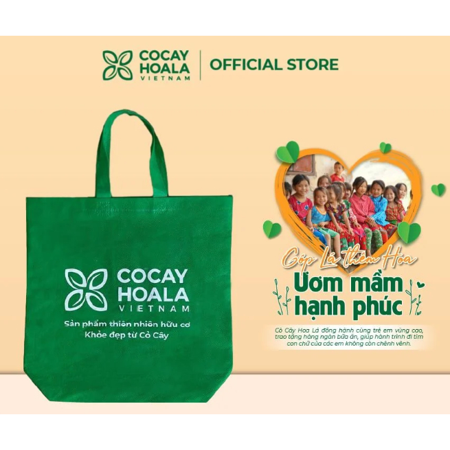 CỎ CÂY HOA LÁ - TÚI VẢI THÂN THIỆN VỚI MÔI TRƯỜNG