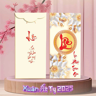 Xấp 10 bao lì xì 4d phúc lộc thọ, bao lì xì tết