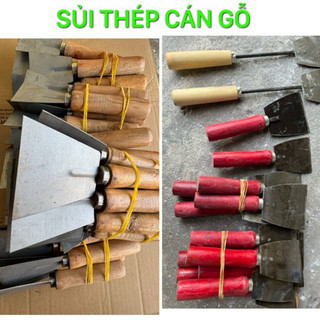 Cây sủi lưỡi thép cán gỗ siêu chắc chắn , dùng sủi tường , cạo sủi cửa sắt và gỗ